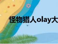 怪物猎人olay大剑哥（怪物猎人ol大剑）