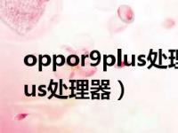 oppor9plus处理器是骁龙多少（oppor9plus处理器）