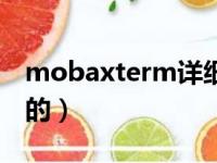 mobaxterm详细教程（mobaxterm干嘛用的）