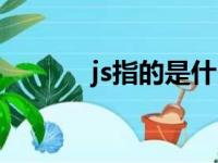 js指的是什么（js是指什么人）