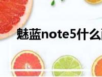 魅蓝note5什么配置（魅蓝note5高配）