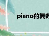 piano的复数（monkey的复数）