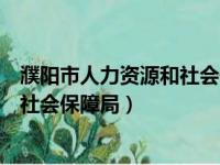 濮阳市人力资源和社会保障局档案查询（濮阳市人力资源和社会保障局）