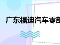 广东福迪汽车零部件有限公司（广东福迪）