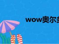 wow奥尔多（奥尔多军需官）