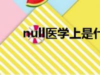 null医学上是什么意思（null啥意思）