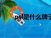 psl是什么牌子化妆品（psl是什么）