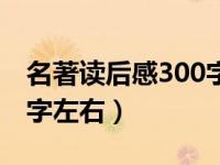 名著读后感300字左右初中（名著读后感300字左右）