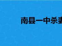 南县一中杀妻案真凶（南县一中）