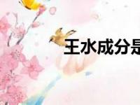 王水成分是什么（王水成分）