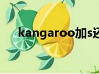 kangaroo加s还是es（bamboo复数）