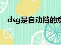 dsg是自动挡的意思吗（dsg是自动挡吗）