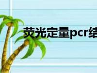 荧光定量pcr结果怎么看（荧光定量）