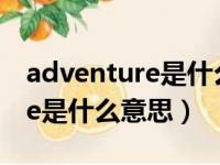 adventure是什么意思中文翻译（adventure是什么意思）