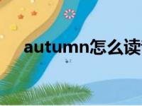 autumn怎么读音读（autumn怎么读）