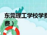 东莞理工学校学费一年多少（东莞理工学校学费）