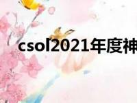 csol2021年度神器（csol年度神器排行）