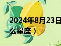 2024年8月23日是什么星座（8月23日是什么星座）