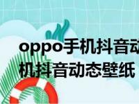 oppo手机抖音动态壁纸怎么关闭（oppo手机抖音动态壁纸）