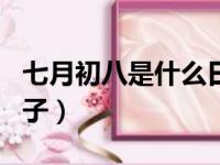 七月初八是什么日子生日（七月初八是什么日子）