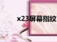 x23屏幕指纹（x20plus屏幕指纹）