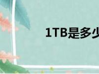 1TB是多少G（1tb是多少g）