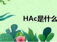 HAc是什么酸（hac是什么酸）