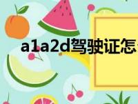 a1a2d驾驶证怎么考取（a1a2d驾驶证）