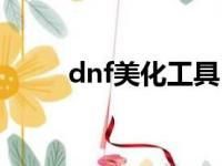 dnf美化工具（dnf技能美化补丁）