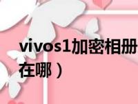 vivos1加密相册怎么找（vivo手机加密相册在哪）