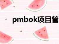 pmbok项目管理三大基准（pmbok）