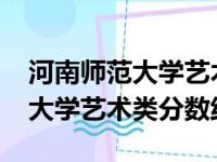 河南师范大学艺术类分数线2022（河南师范大学艺术类分数线）