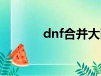 dnf合并大区（dnf跨区合并）