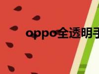 oppo全透明手机（oppo透明手机）