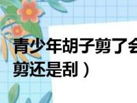 青少年胡子剪了会越来越多吗（青少年胡子是剪还是刮）