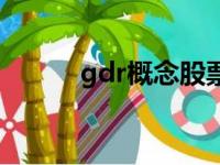 gdr概念股票好不好（gdr概念）