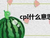 cpI什么意思啊（cpi什么意思）