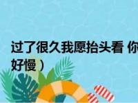 过了很久我愿抬头看 你就在对岸走的好慢（你就在对岸走的好慢）