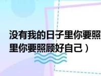 没有我的日子里你要照顾好自己歌曲求含义（没有我的日子里你要照顾好自己）