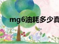 mg6油耗多少真实油耗1.8（mg6油耗）