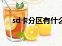 sd卡分区有什么作用（sd卡怎么分区）