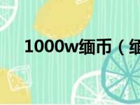 1000w缅币（缅币1000换人民币多少）