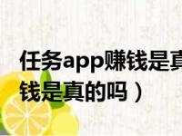 任务app赚钱是真的吗还是假的（任务app赚钱是真的吗）