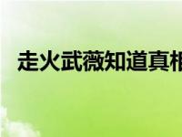 走火武薇知道真相（走火武薇和谁在一起）