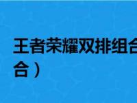 王者荣耀双排组合娱乐（王者荣耀双排最佳组合）