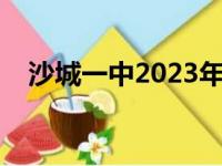 沙城一中2023年录取分数线（沙城一中）