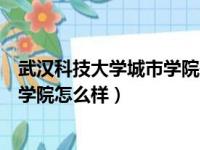 武汉科技大学城市学院是本科还是专科（武汉科技大学城市学院怎么样）