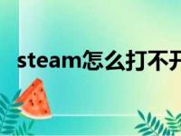 steam怎么打不开库（steam怎么打不开）