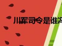 川军司令是谁冯天魁（川军司令是谁）