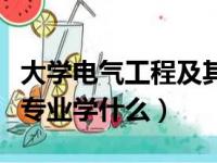 大学电气工程及其自动化专业学什么（自动化专业学什么）